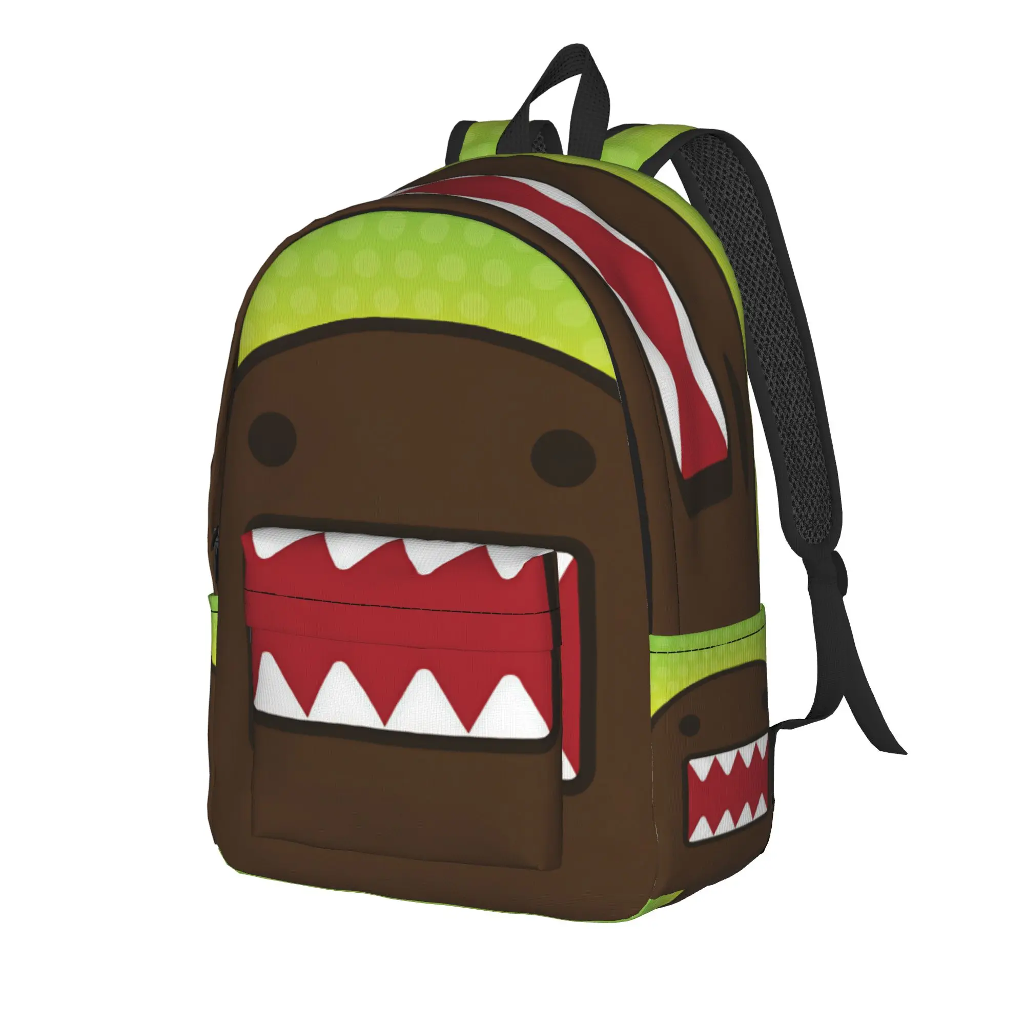 Domo Kun Monster Backpack  Outdoor Backpacks Male Cute School Bags High Quality Pattern Rucksack