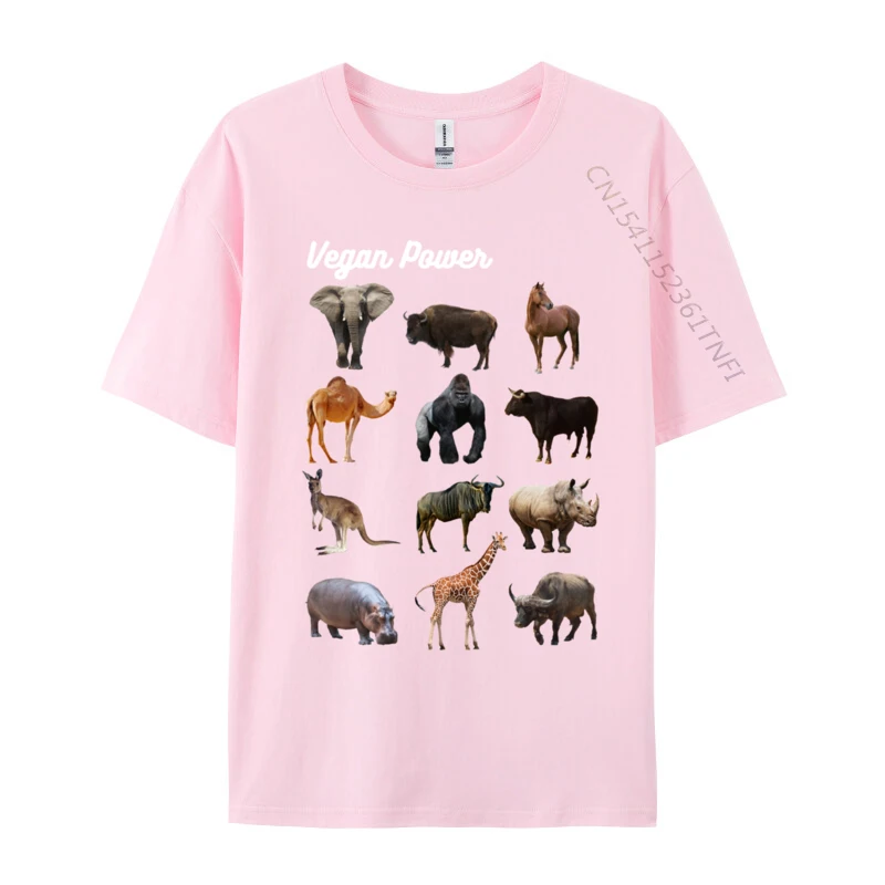 Vegan Power Individuelles T-Shirt 3D-gedruckt 2024, neue Mode für Herren, schlichte T-Shirts, 3D-gedrucktes Oberteil, O-Ausschnitt, reine Baumwolle