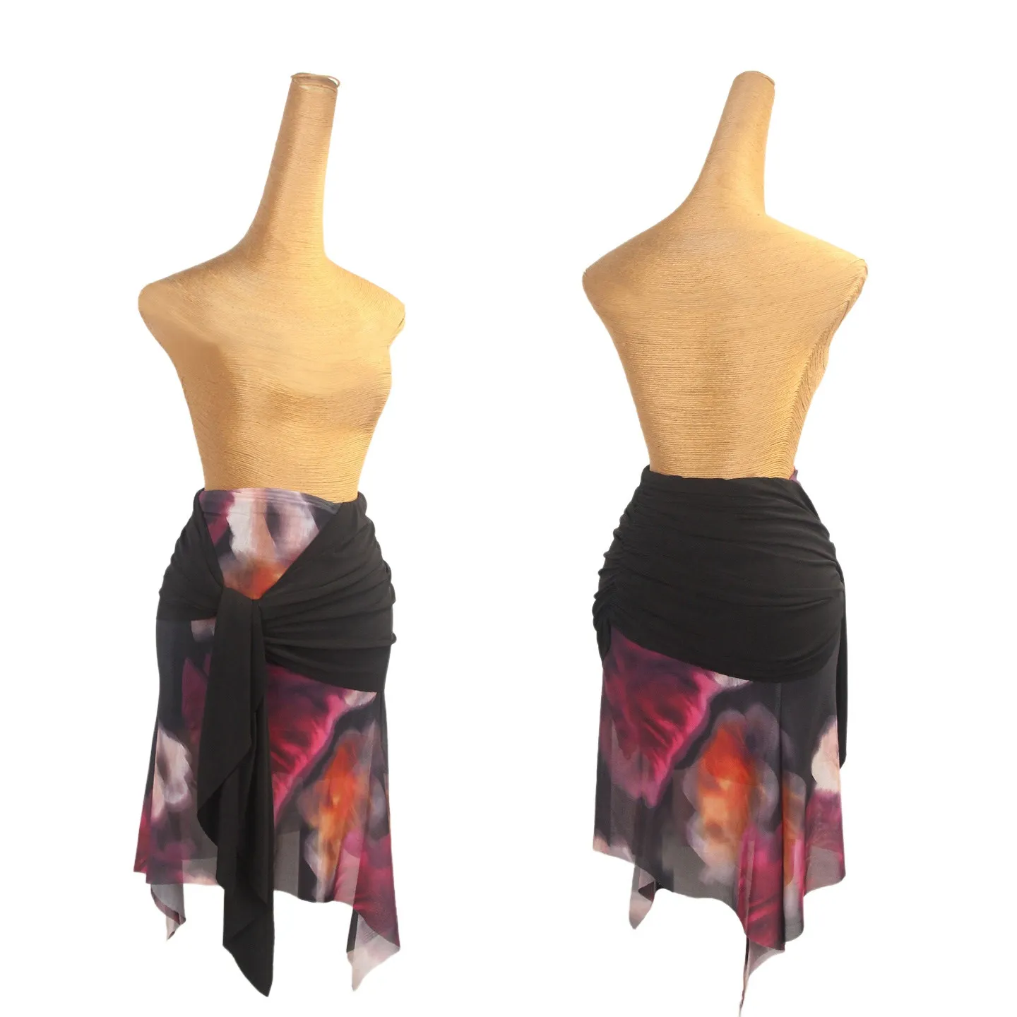 

2026 New Latin dance rumba cha cha samba competition clothing adult women high-end sexy mesh skirt Latin performance costume