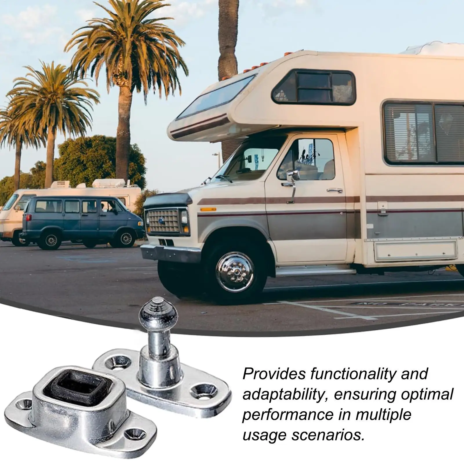 RV حامل الباب الصيد مقطورة مزلاج الباب مزلاج الباب الثقيلة المغلقة مقطورة مزلاج الباب RV مقطورة الباب سدادة RV الملحقات