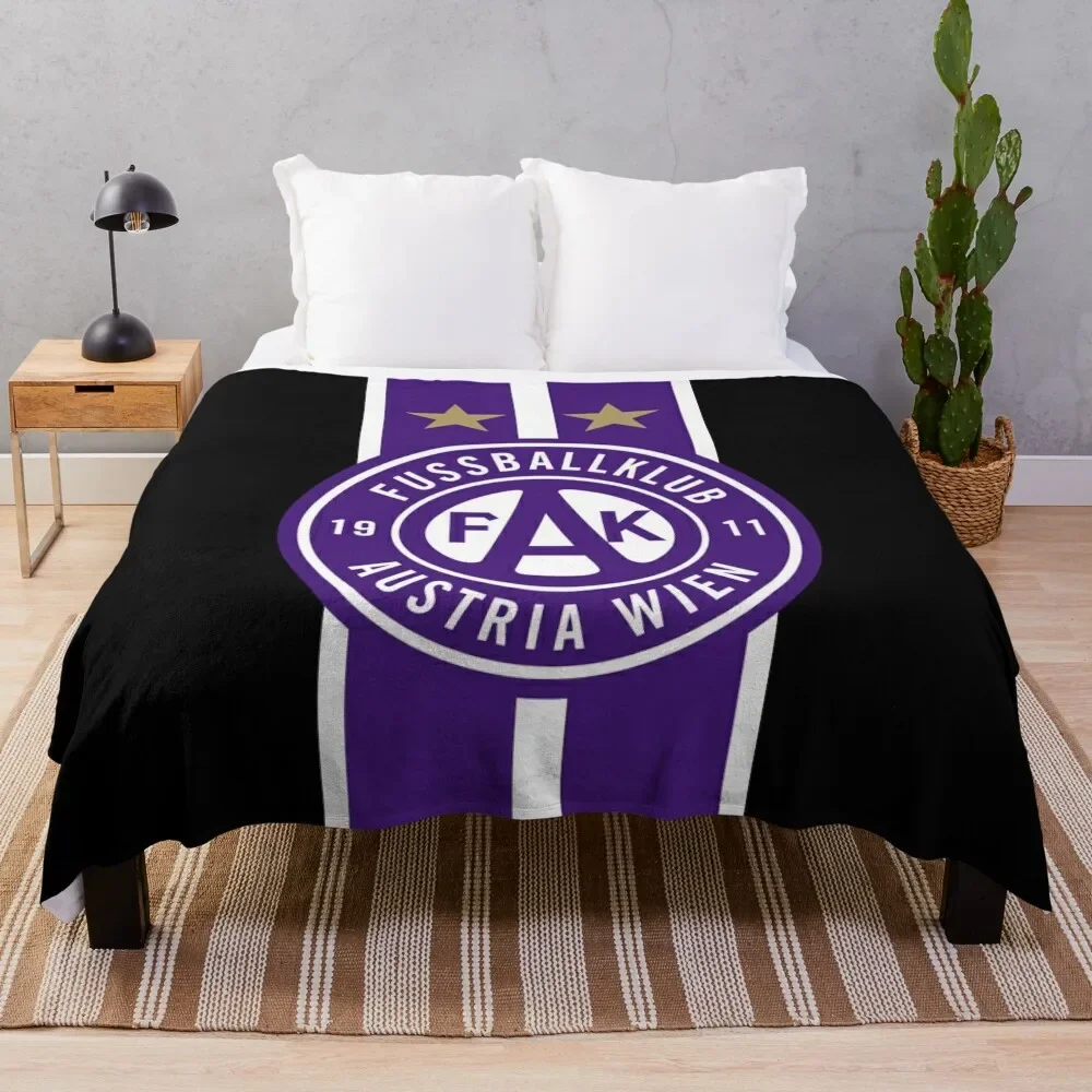 

Austria Footbal fans ultras hooligans Vienna Wien Throw Blanket Tourist Vintage Blankets Sofas Of Decoration Nap Blankets