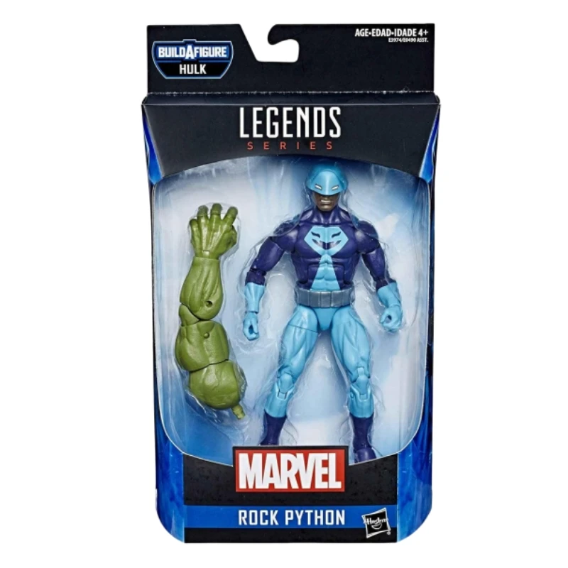 Genuine Marvel Legend 1/12 Rock Python E3974 Anime Figure Avengers Series Model Dolls Table Ornament Action Figure Boy Gift