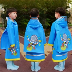 Children's Raincoat Cute Kids Waterproof Rain Coat With Schoolbag Position Rain Poncho EVA Rain Coat Jacket Student RainWear