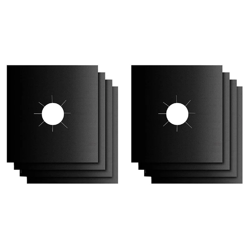 Penutup Pembakar A98G-8, Penutup Atas Kompor Yang Dapat Digunakan Kembali, Lapisan Pembakar Anti Lengket, Bantalan Insulasi Panas untuk Kompor Gas