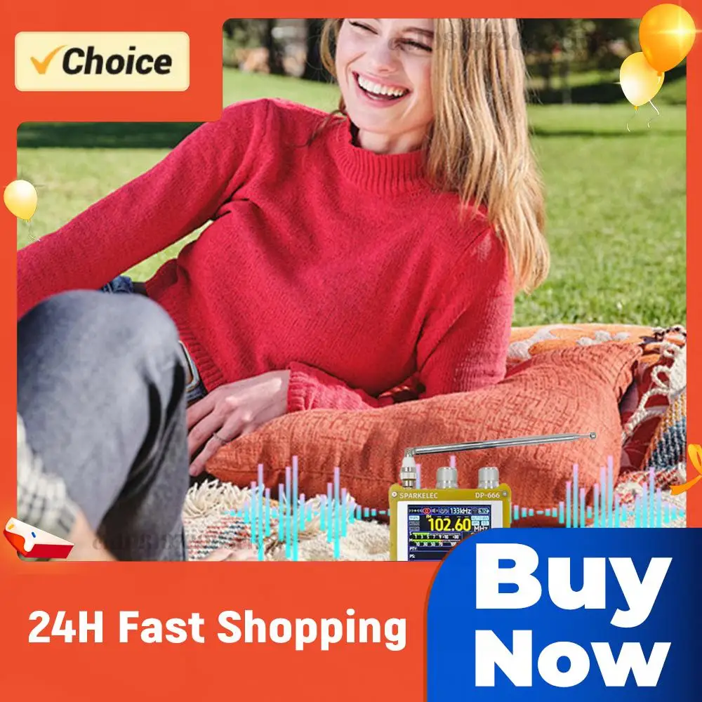 

Портативное радио DP-666 TEF6686 с полным диапазоном частот, ЖК-дисплеем и высокочувствительным DSP-приемником