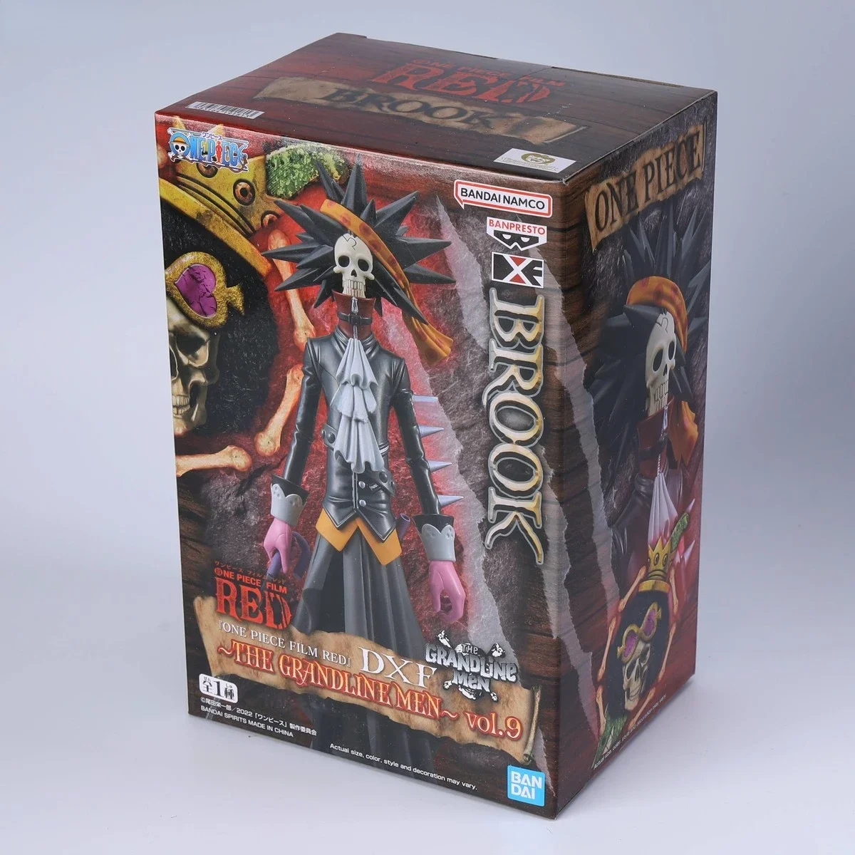 

In Stock Brand New Genuine Bandai BANPRESTO DXF Set Scenery THE GRANDLINE MEN FILM RED Vol.9 Brooke-figure Collection Gift