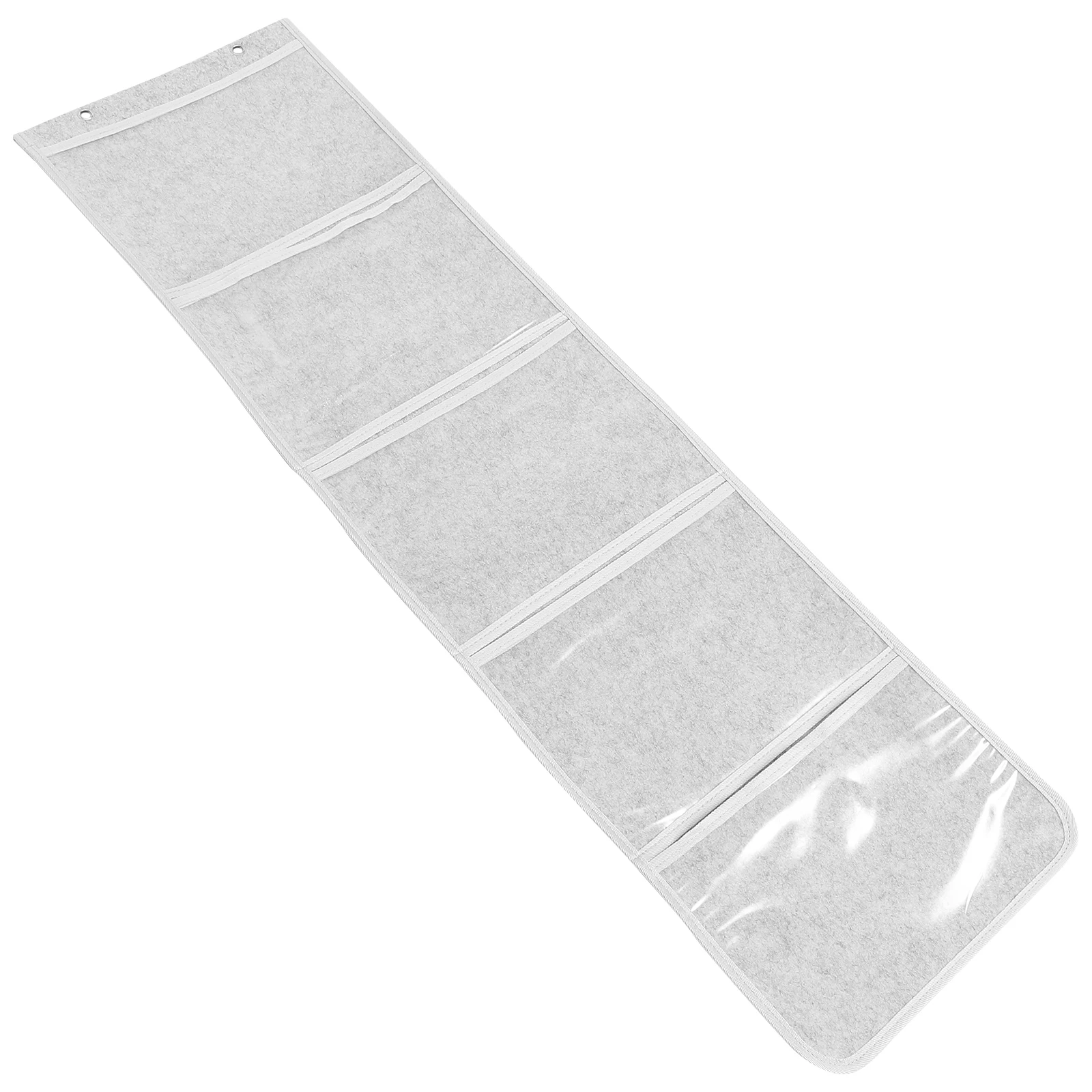

Hanging Painting Storage Bag Transparent Organizer For Kindergarten Home Office Durable Non-Woven Display Pouch Wall Mounting