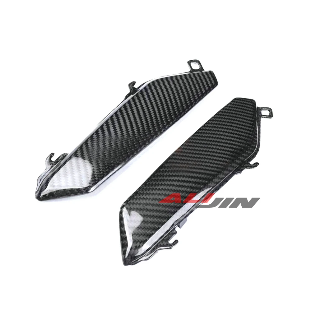 Real 100% Carbon fiber Motorcycle Tank Side Small Kit Ducts Protector Tri Fairings For HONDA CBR1000RR-R SP Fireblabe 2021-2024