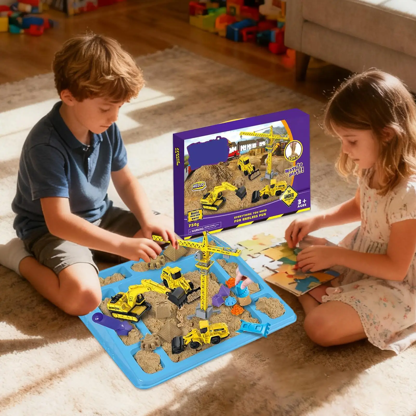 プレイ建設砂キット 宇宙工学 ビーチおもちゃ 建設おもちゃ 車両 男の子 女の子 就学前のお子様 屋内 屋外用