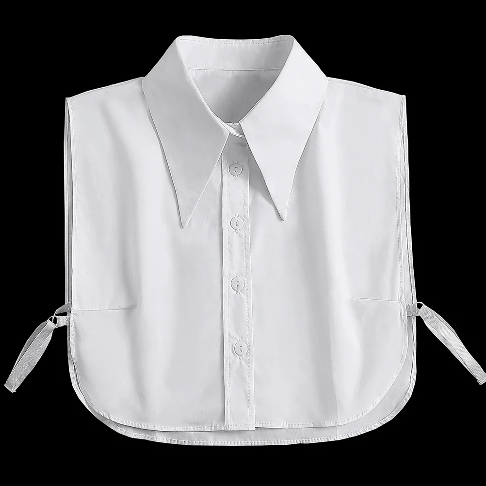 

Shirt Fake Collar Collars for Women Detachable Jacket Attachment Cotton Blouse False