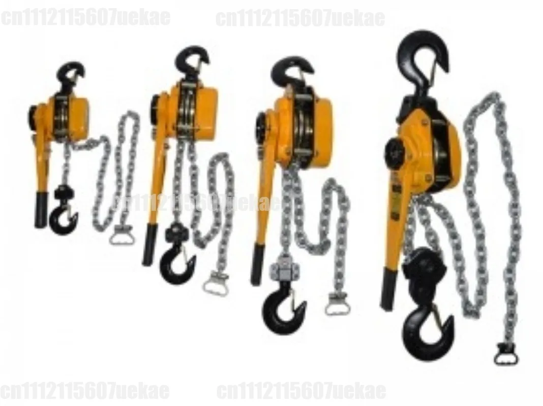 For Hand Cranked Hoist Wire Tensioner, 1/1.5/2/3/6 Ton Lever Hoist for Lifting & Tensioning
