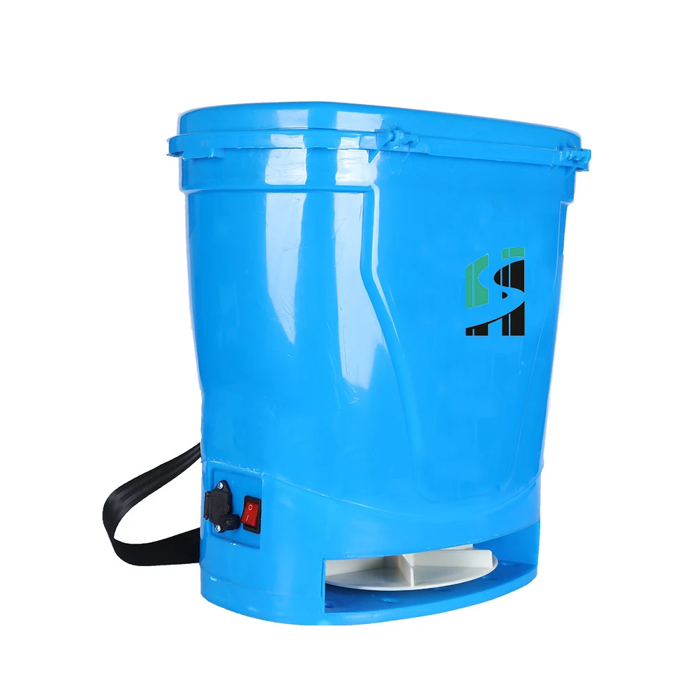 

2025Portable Electric Fish Pond Fish Feed Manure Spreader Low Price Agricultural Electric Fertilizer Applicator Seeder Machine