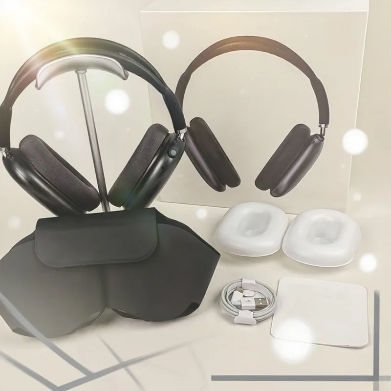 Nuovi auricolari Bluetooth P9 MAX montati sulla testa con borsa in pelle Sport Bluetooth Pop up Music Auricolari wireless