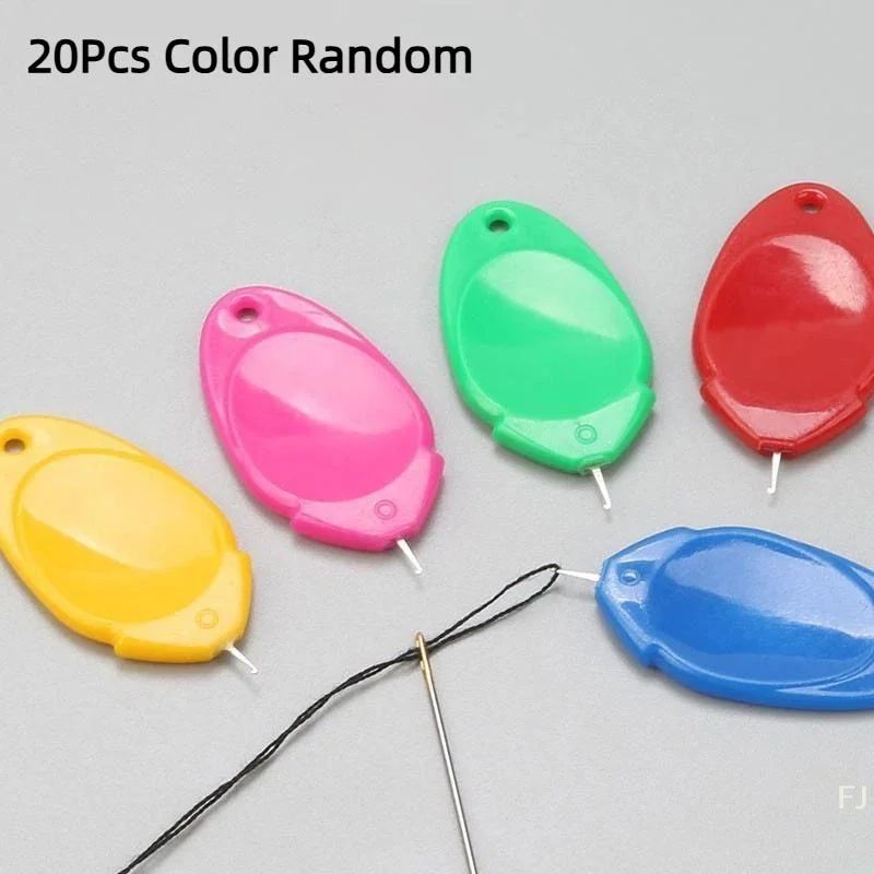 [YU]20Pcs Lot DIY Automatic Threader For Elderly Easy Needle Guide Handmade Sewing Tools Accessories