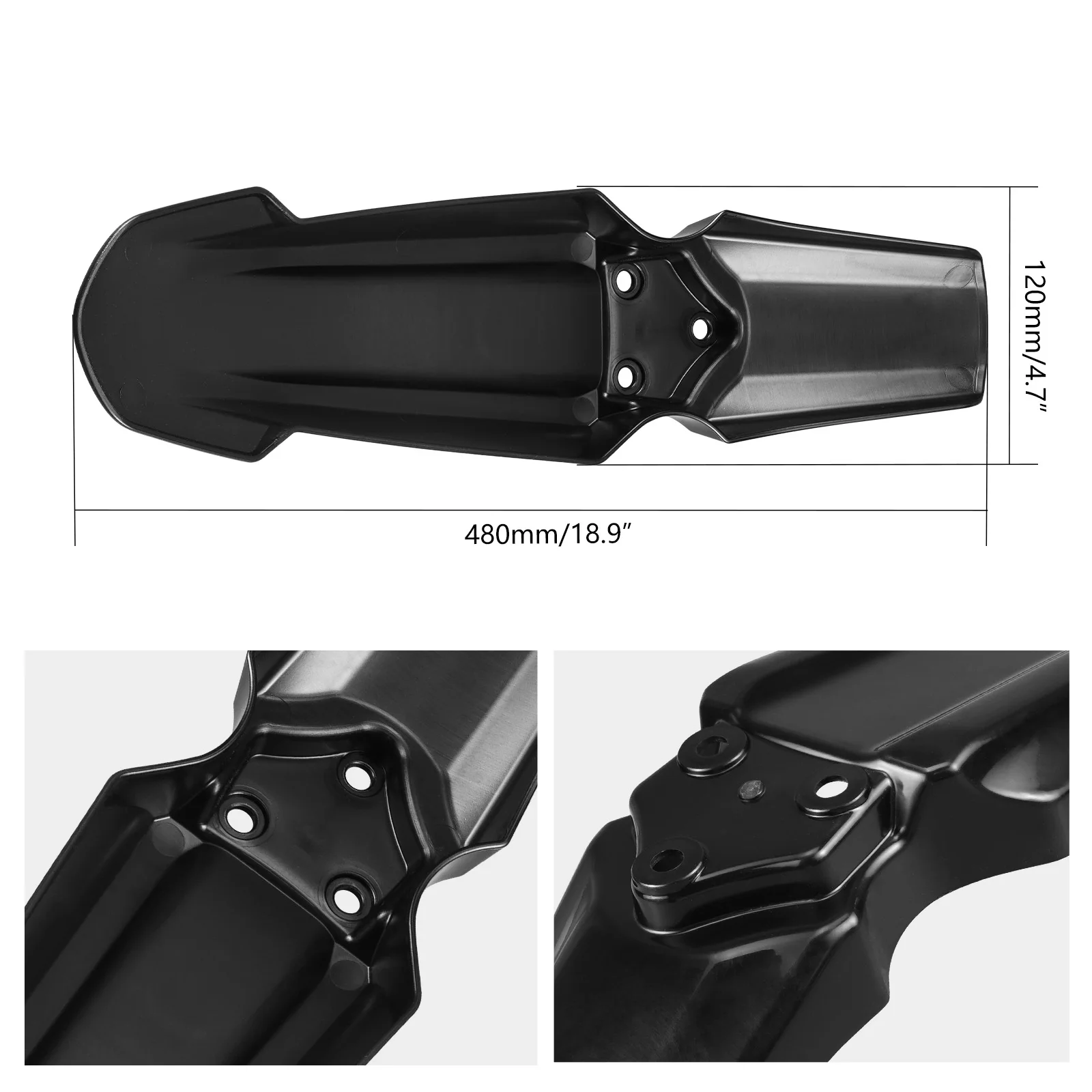 NICECNC لـ Surron Light Bee X Sur-Ron Light Bee S واقي الطين الأمامي لـ Segway X160 X260 ملحقات الدراجة الترابية الكهربائية