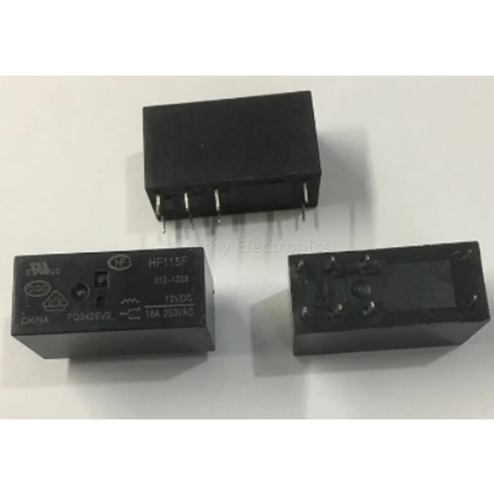 Free shiping  10pcs/lot   HF115F 012-1ZS3 012-1ZS3AF 16A G5RL-1-E 12VDC 8PIN Relay