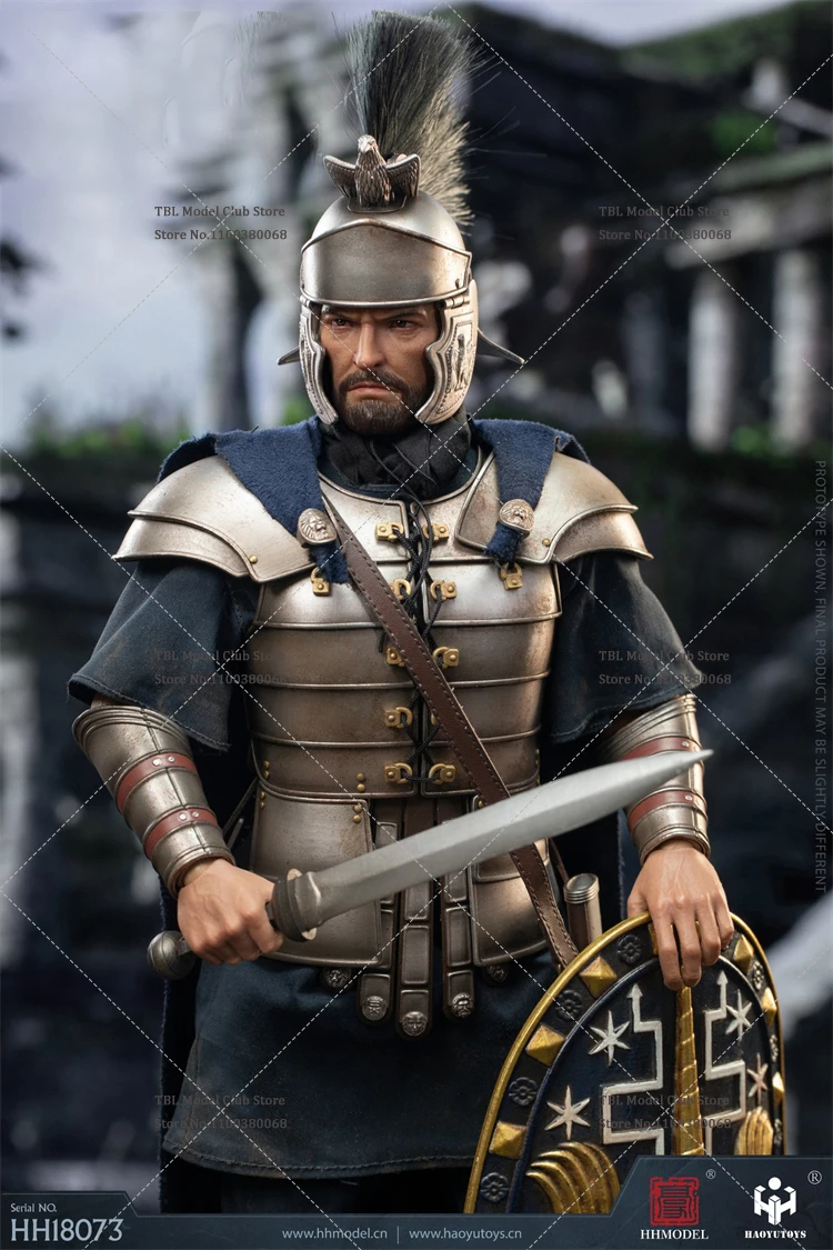 HHMODEL HAOYUTOYS HH18073 1/6 Scale Male Soldier Silver Armored Roman Guard Imperial Legion Full Set 12inch Action Figure Doll