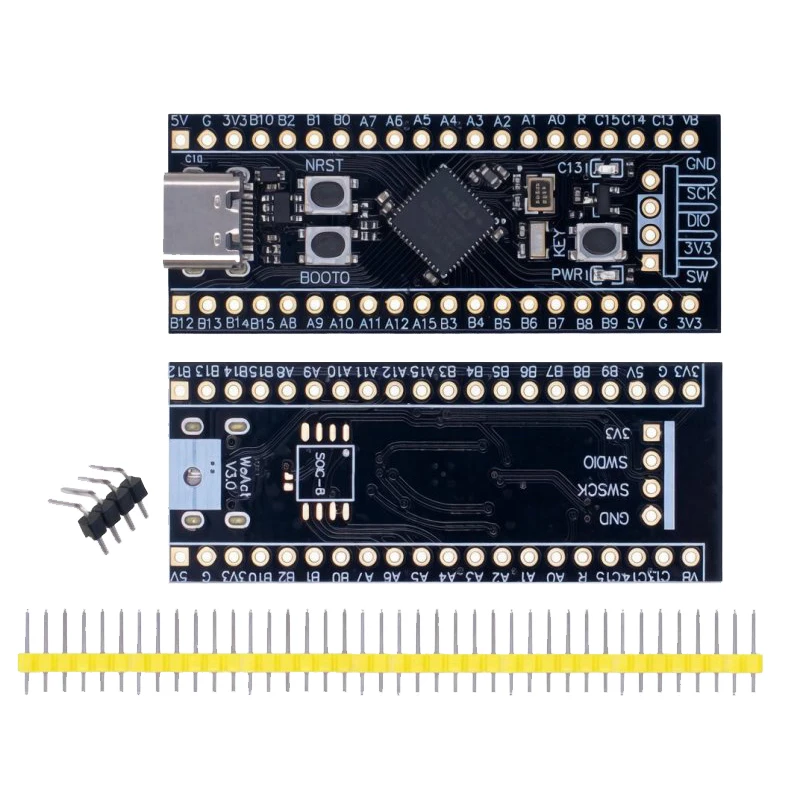 STM32F401CCU6 STM32F411CE Minimum System Development Board Kit Type-C Interface STM32 Core Learning Board With Pin Header