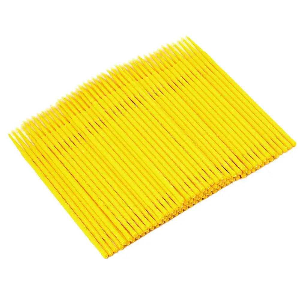 100PCS Disposable Micro Applicators Brushes Swabs Extensions Permanent Tools