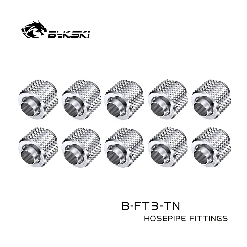 Bykski Fitting Use Inside Diameter 10mm+Outside Diameter 16mm or ID9.5+OD12.7mm Hose 3/8