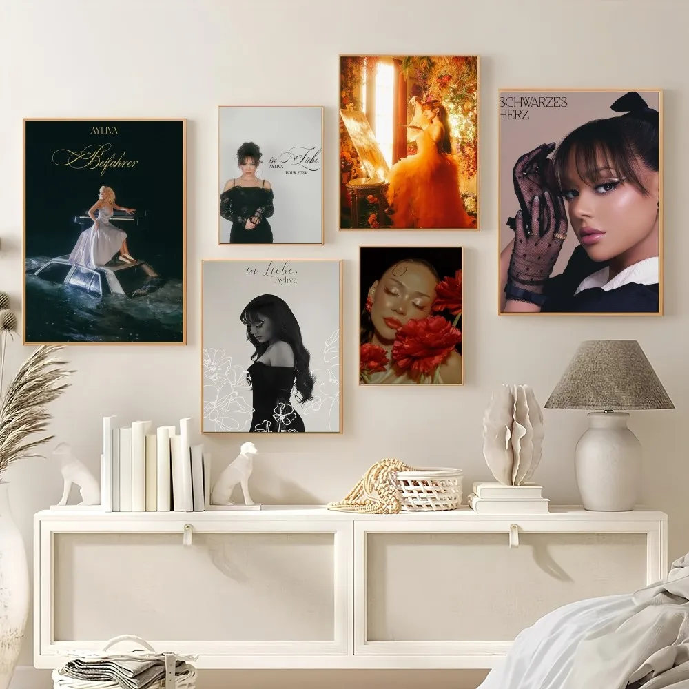 

Ayliva Cool Singer Tour 2024 Poster Prints Wall Painting Bedroom Living Room Decoration Office Small