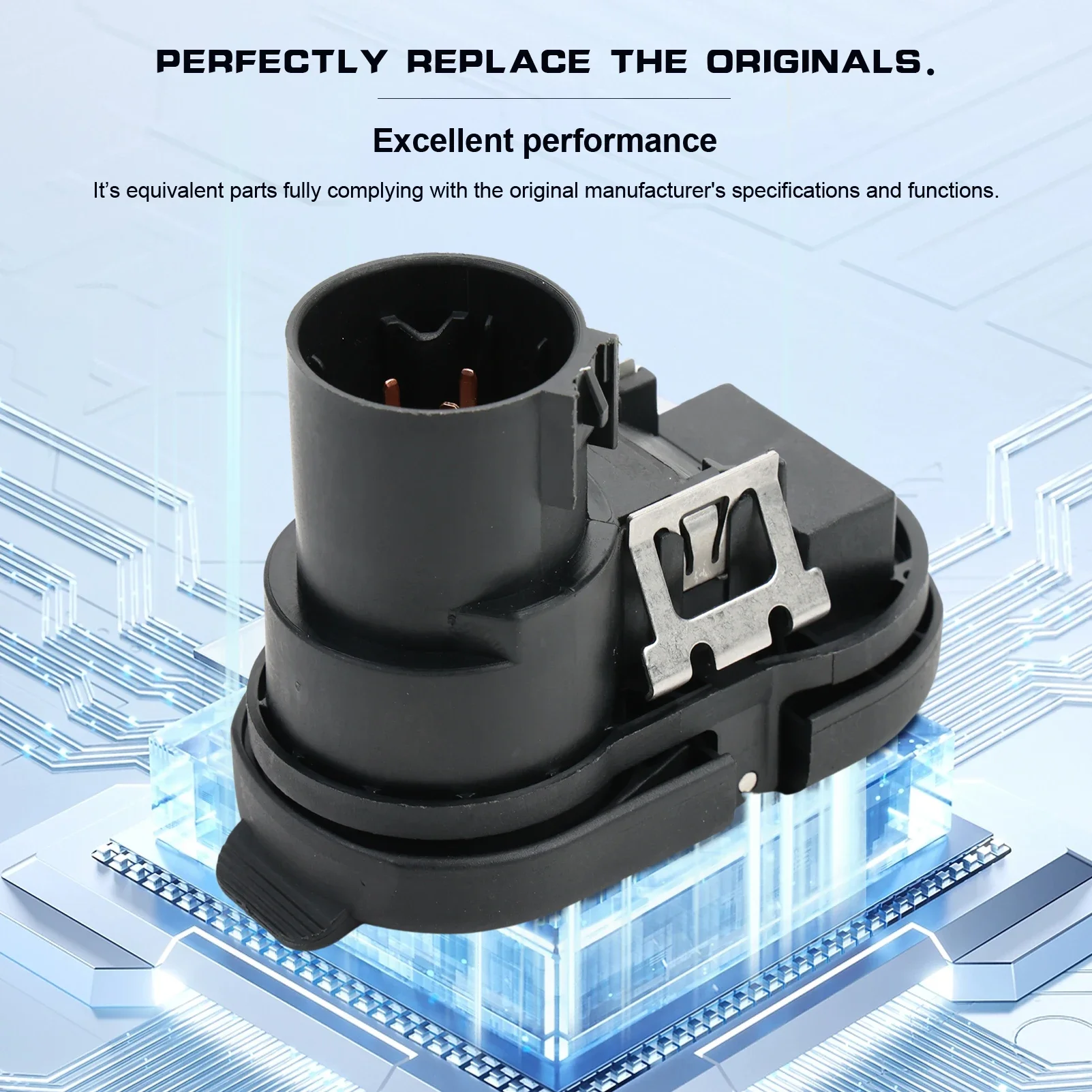FU5Z-14489-A 4/7-Pin Trailer Tow Harness Connector For Ford F-150 Lightning Ranger F-250 F-350 Super Duty 2015-2024