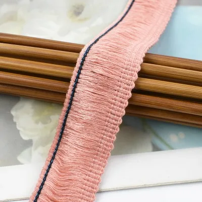 12/25 Meter 25 mm Spitze Quaste Fransenbesatz Dekoration Bänder Kleidung Kleid Vorhang Stoff DIY Nähen Handwerk Material Zubehör – Detail 19