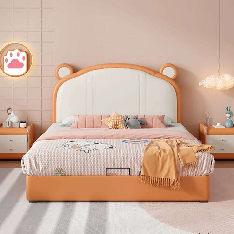 Animal Shape Childrens Bed Girls Modern Comferter Queen Bed Princess Loft Camas De Dormitorio Bedroom Set