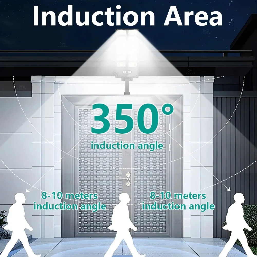 990000000LM أضواء الشمسية 720 LED فائقة السطوع مصباح للطاقة الشمسية الخارجية 3 طرق محس حركة الشمسية مصباح الشارع ساحة حديقة فانوس #2
