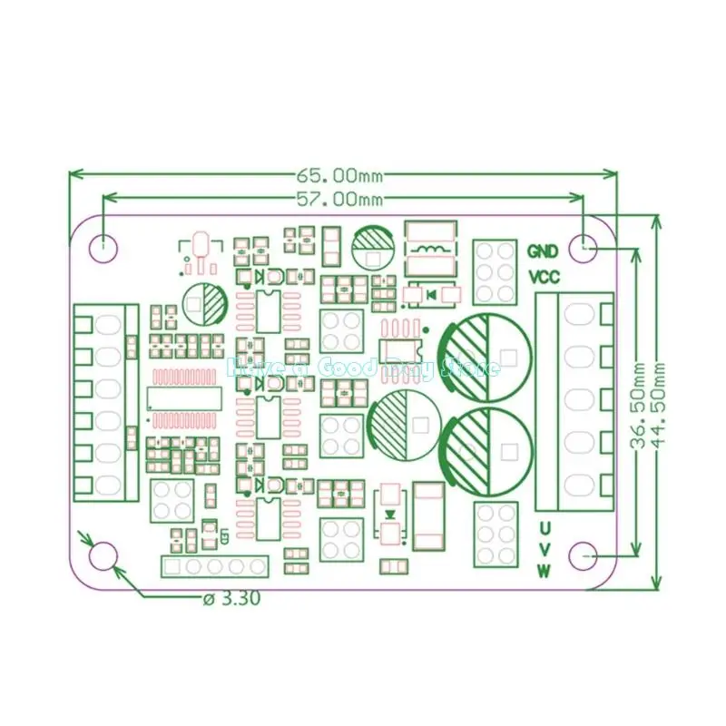 462D Efficient 500W 20A Brushless Motor Controller Optimized Circuit Low Heat Stable Operation Under Load LED Monitor