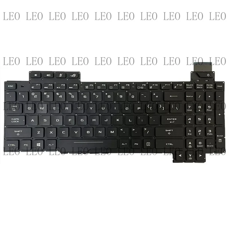 JJ  US Keyboard for Asus ROG Strix GL703V GL703G GL503VM GL703VD GL703GS GL503V