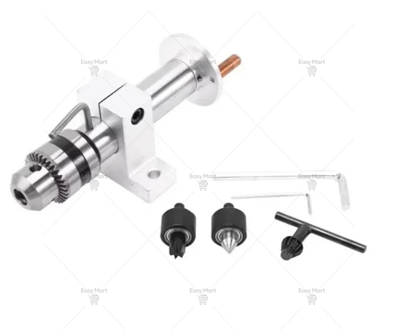 Miniature Woodworking Lathe Thimble Lathe Drilling Tail Seat DIY Homemade Bead Machine Small Lathe Accessories Rotary Thimble