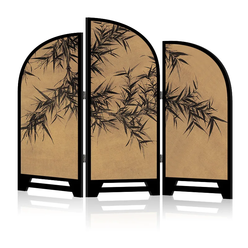 

Medieval style desktop screen display painting creative porch cabinet table painting retro