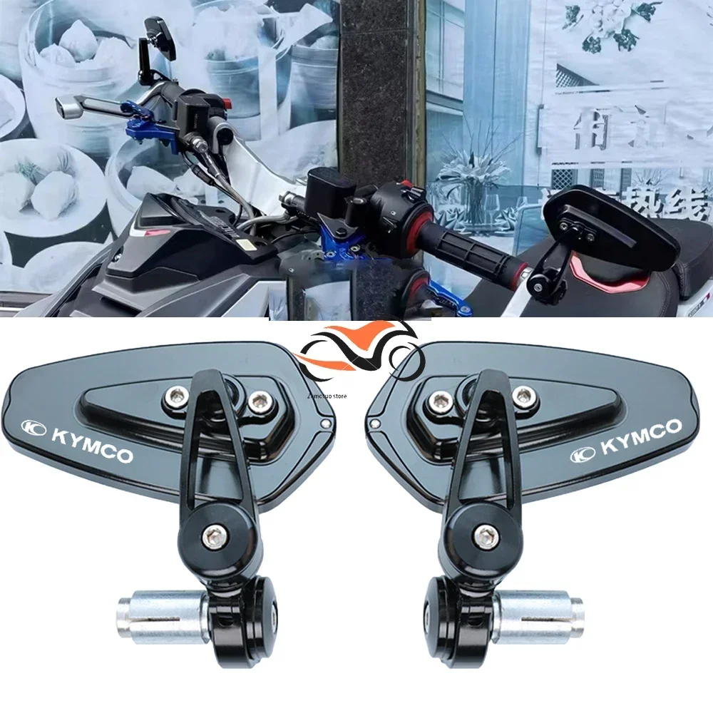 

For KYMCO DOWNTOWN NIKITA GDINK KXCT PeoPle S Racing S G150 Motorcycle Mirror CNC High Quality Handlebar End Rearview Mirrors