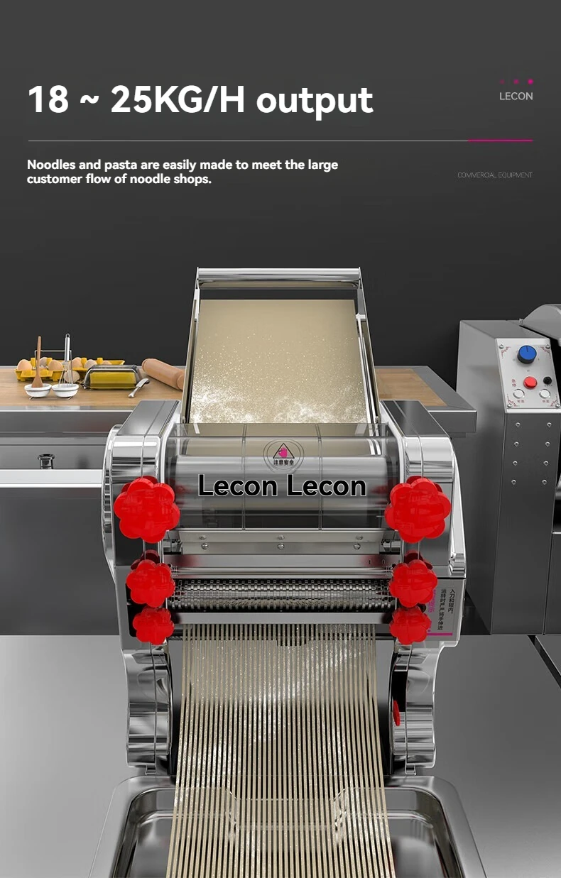 

Stainless Steel Electric Dough Roller - Automatic Dumpling Wrapper & Wonton Skin Maker for Commercial Noodle Production