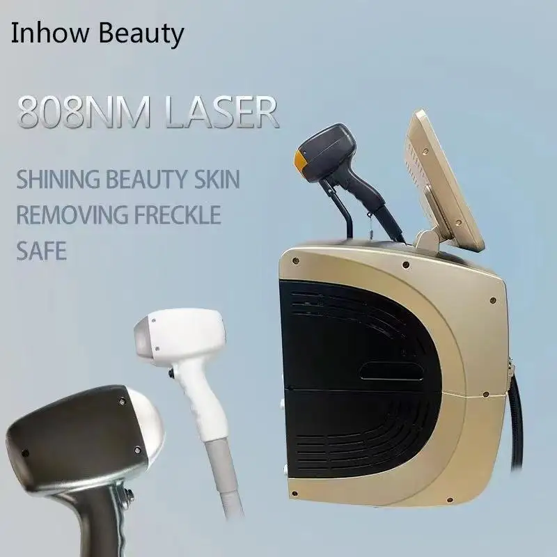 3000W new beauty equipment Three wavelength 755nm 1064nm 808nm hair removal machine 808 diode laser Three ice platinum laser pai