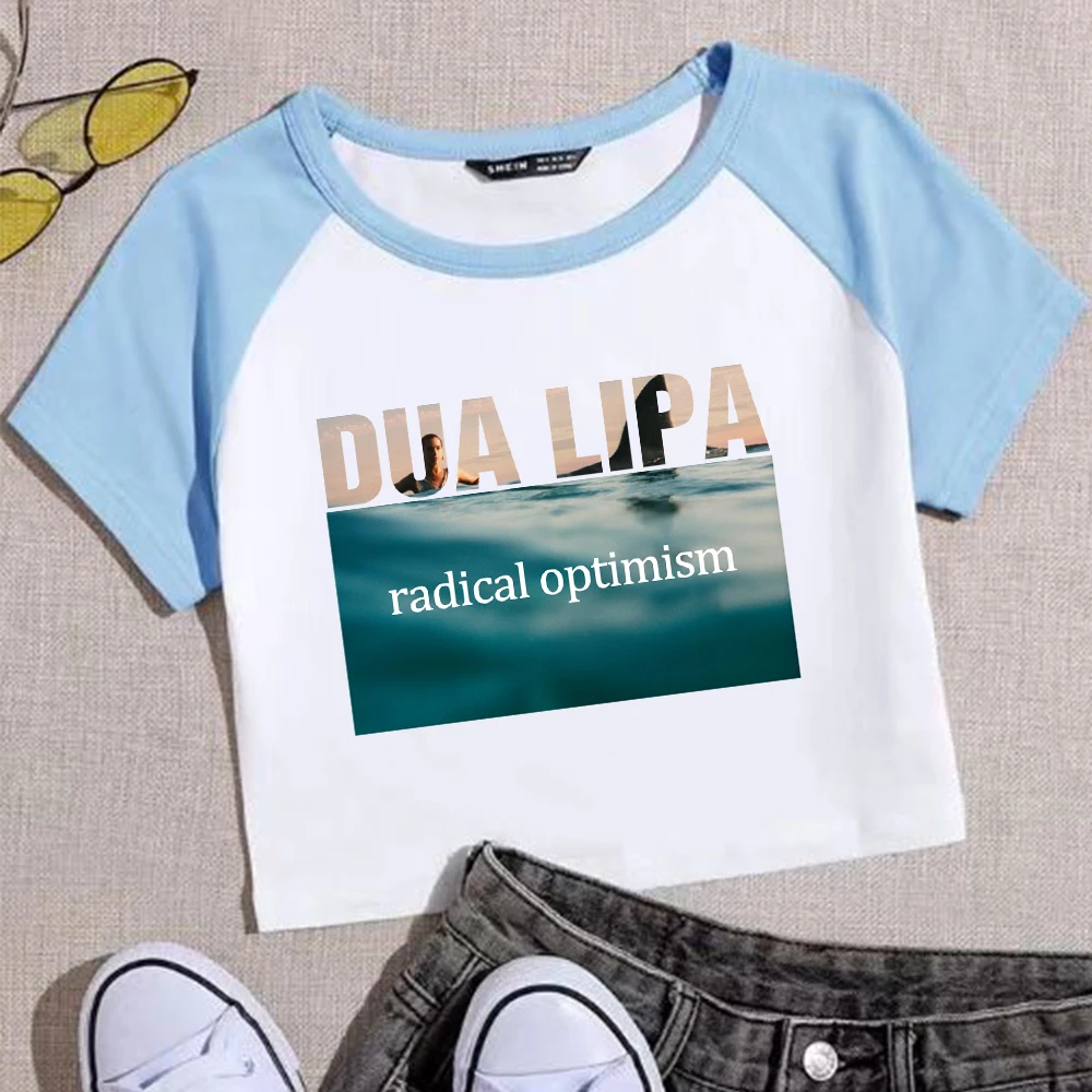 DUA Radical Optimism LIPA 2024 T-Shirt Popular Music Girls Streetswear O-Neck Short Sleeves Shirts