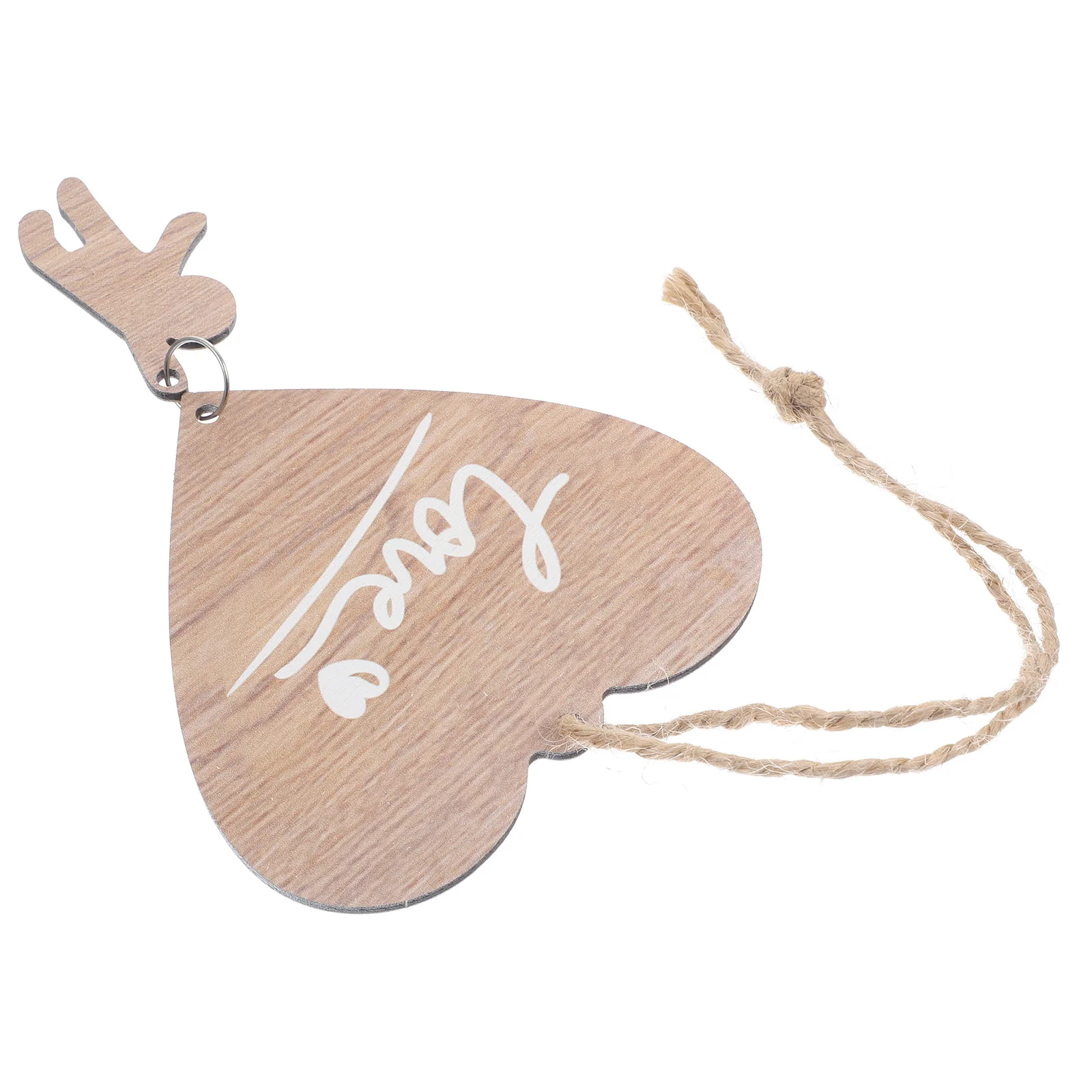 

Heart Shape Wooden Hanging Board Valentine Pendant Smooth Durable Romantic Decor Valentines Day Hanging Sign Valentine Day Sign
