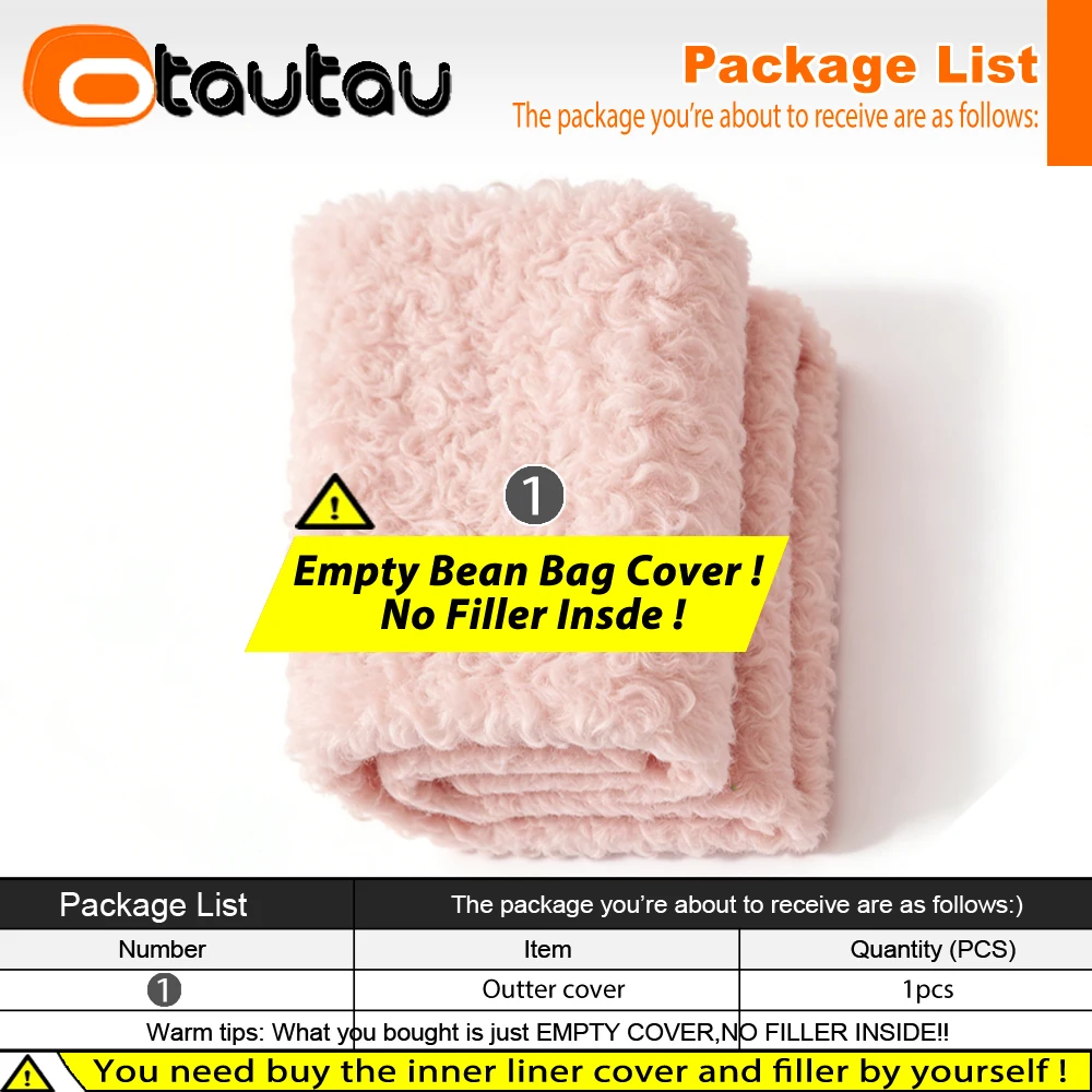 OTAUTAU 1pc Faux Fleece Pillowcase Sofa Chair Pillow Cover Cushion Cover 45x45cm KD069【No Filler!Need Buy Filler Yourself!】