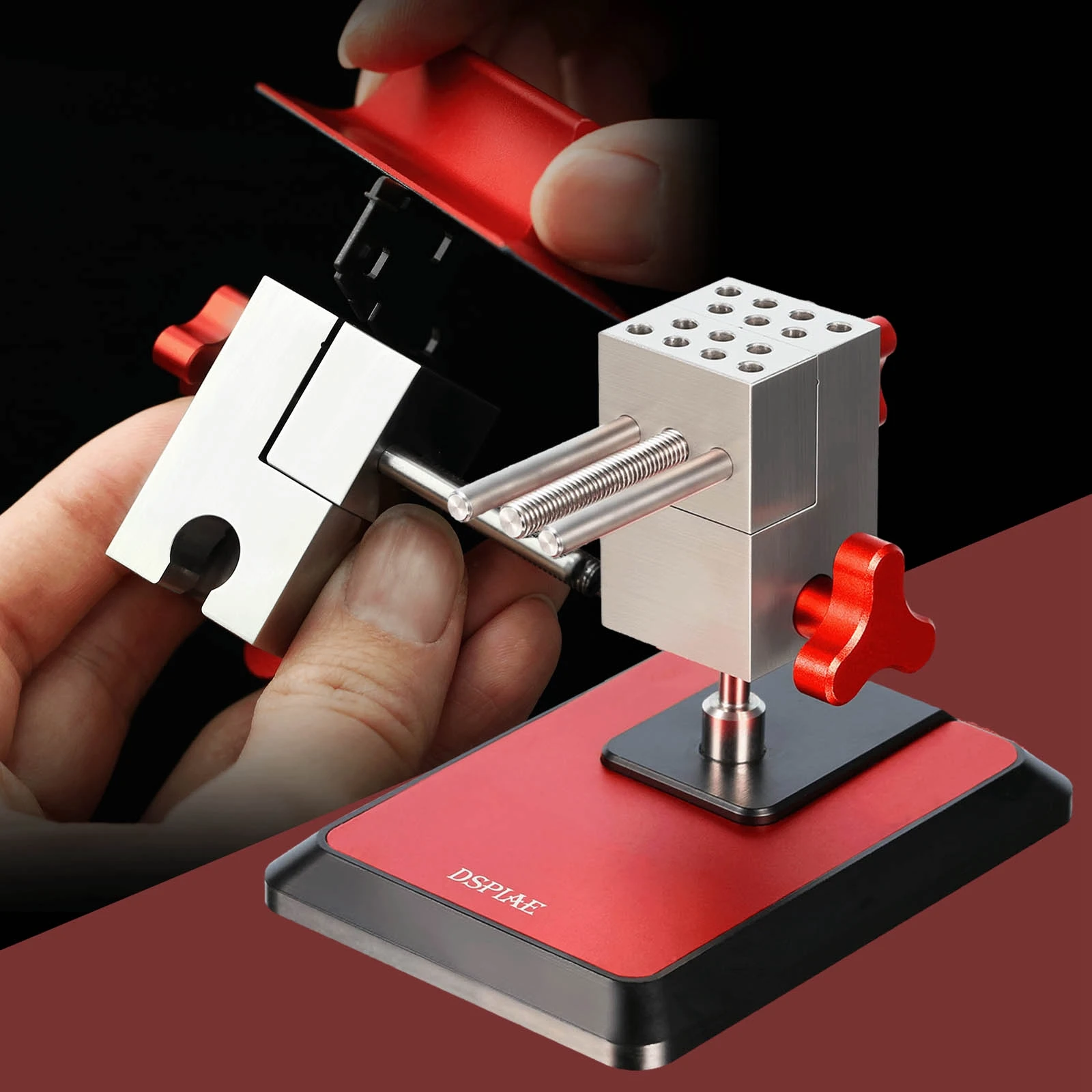 Dspiae-direcional Table Top Vise para Modeler Universal Power Tool Peças Ferramentas Artesanais At-tvb At-tva Novo