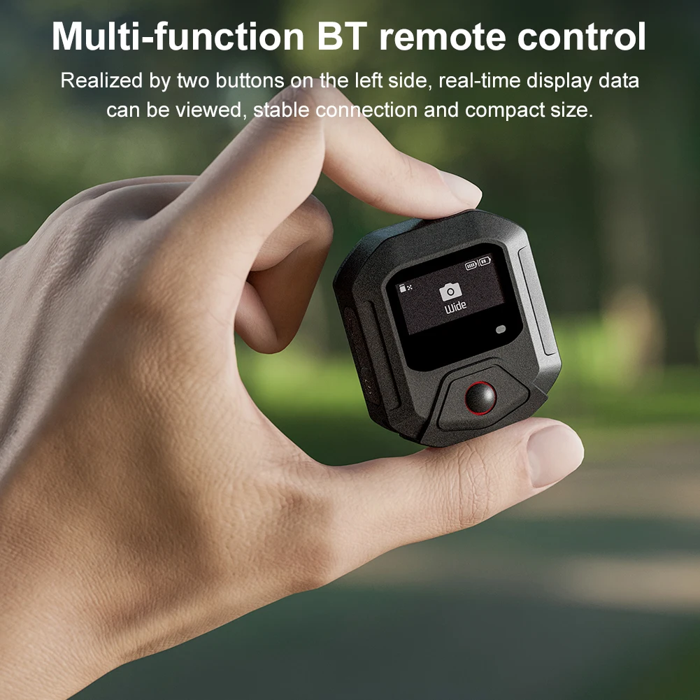 Smart Remote Control LCD Display Distance BT Controller Rainproof Cycling Selfie Camera Control for Action Camera Accessories