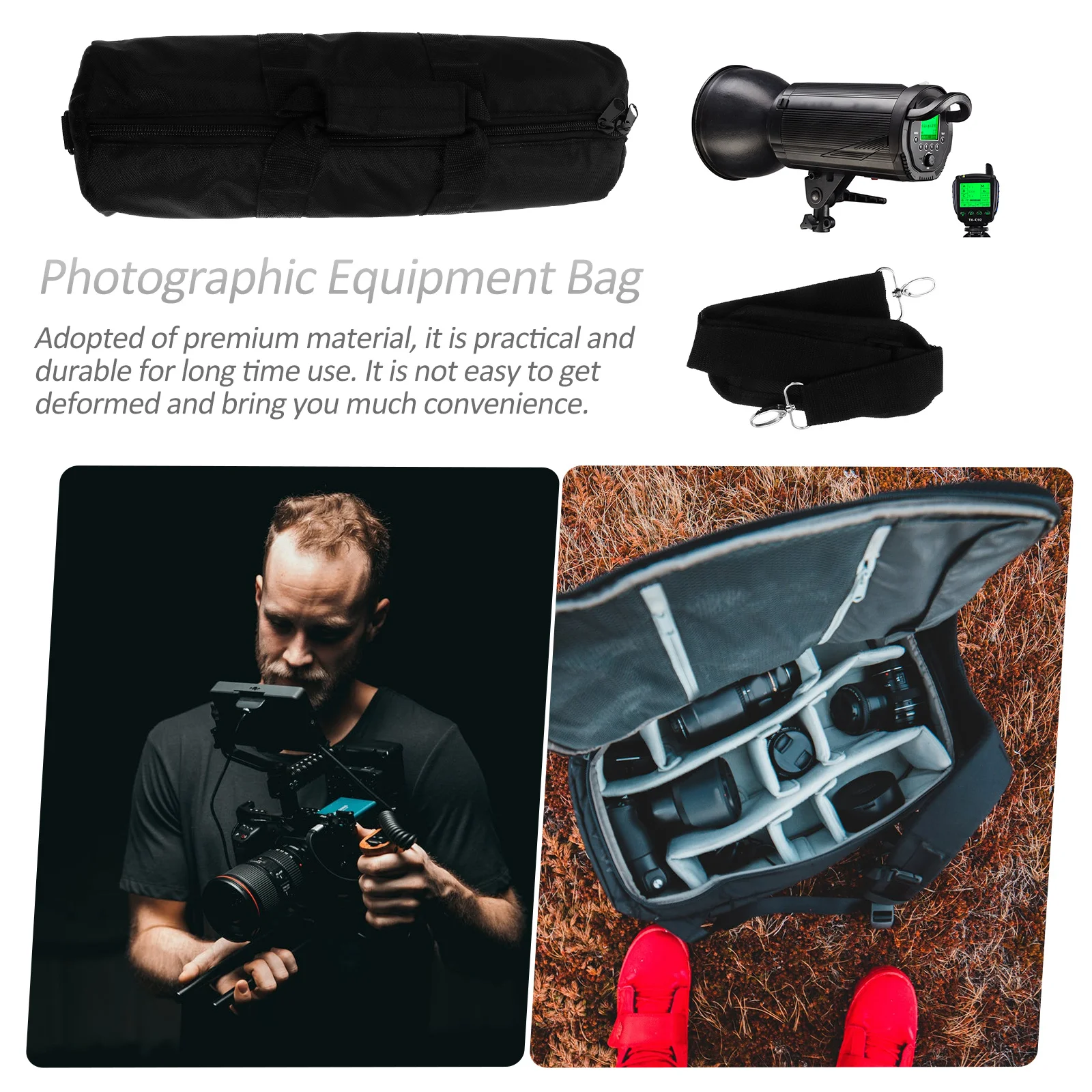 40 سنتيمتر في الهواء الطلق حقيبة التصوير أكسفورد النسيج معدات التصوير الحقيبة ترايبود تخزين المحمولة التصوير أداة الناقل