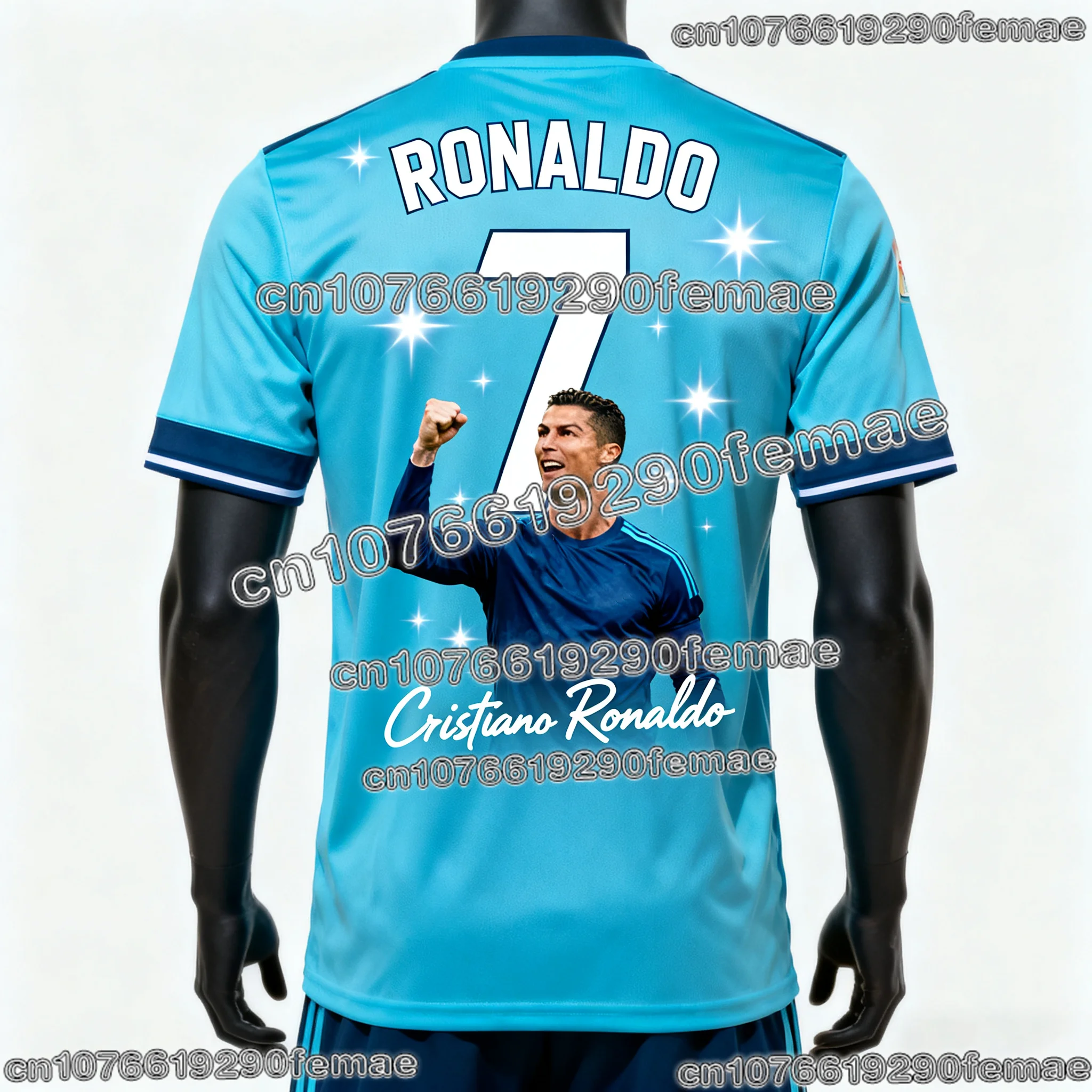 موضة 2026 ChatGPT AI Ronaldo 7 كرة القدم جيرسي الرجال الاطفال الكبار تدريب كرة القدم تي شيرت الصيف ملابس رياضية مريحة