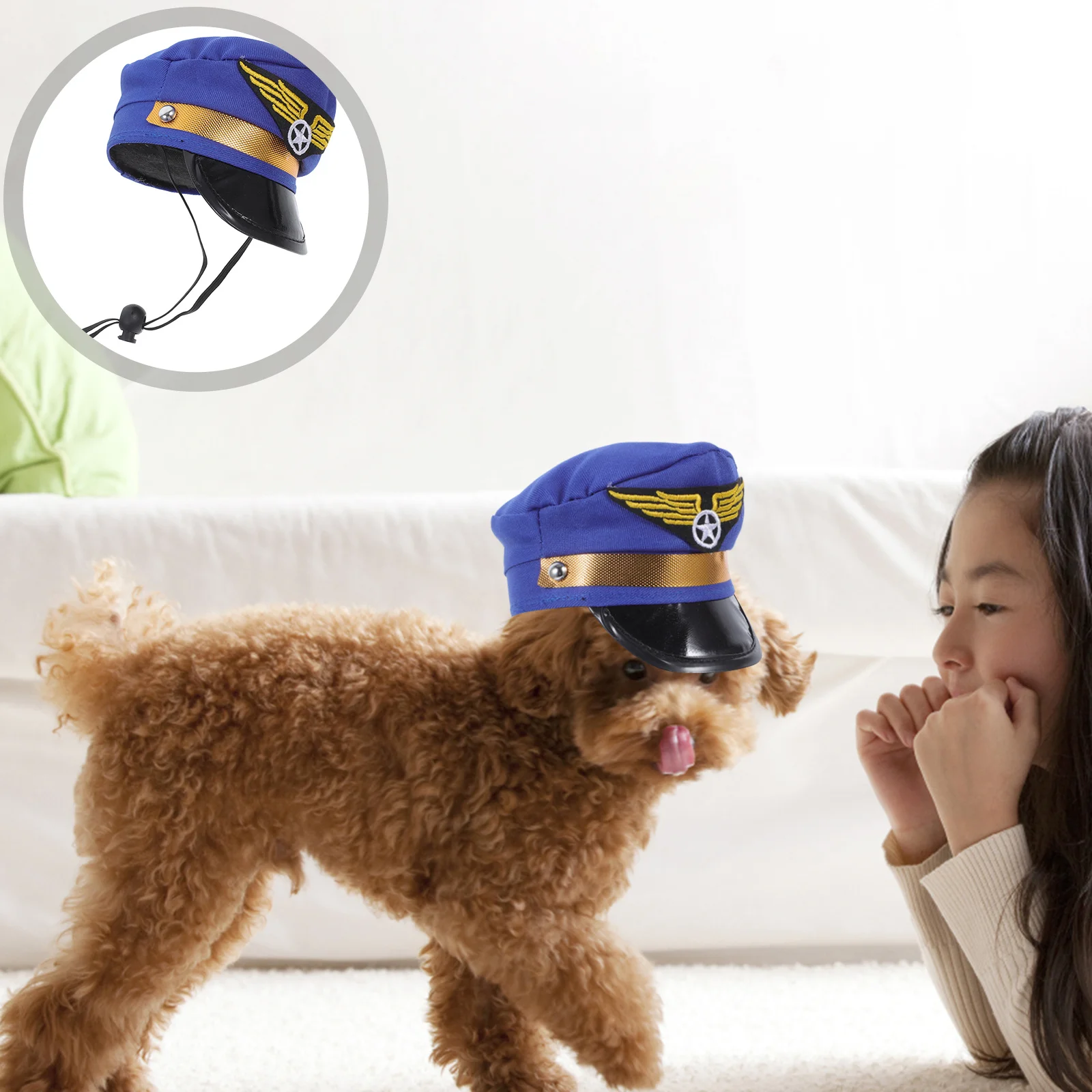 

Pet Party Decor Decorative Dog Hat Adjustable Comfortable Pet Head Ornament Perfect for Halloween Christmas Photoshoot