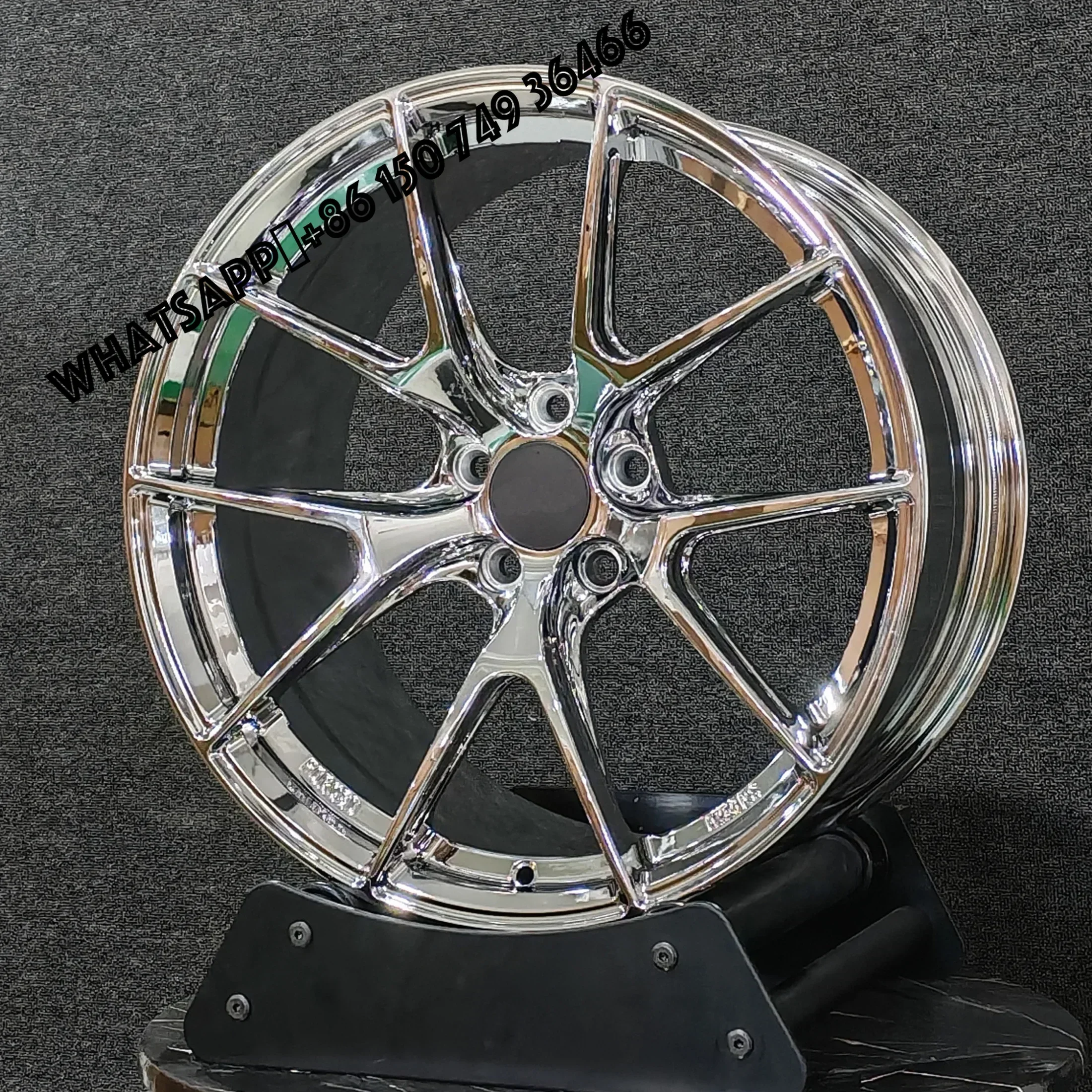 

6061-T6 VS-5RS New Five Spoke Stylish Muscular 18-22 Inch Forged Aluminum Passenger Car Wheels Deep Dish Chrome Polished