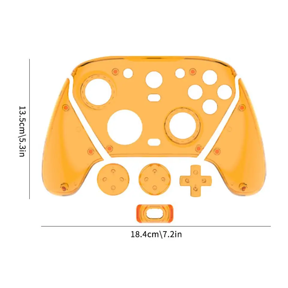 Cubierta protectora magnética de PC para GameSir G7 Pro, transparente, minimalista, resistente al agua y a caídas 6