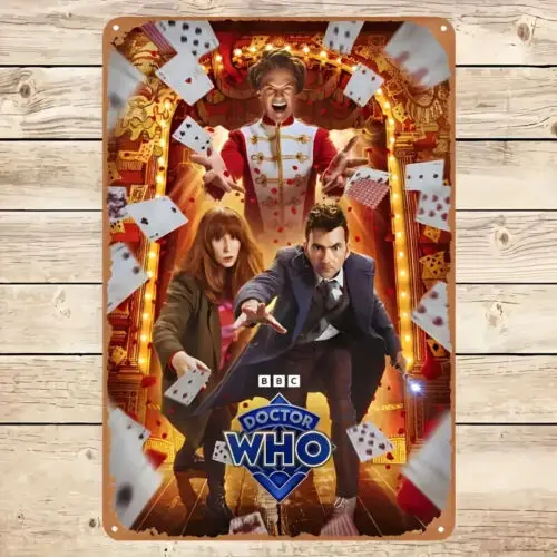 u1، دكتور هو دونا ديفيد تينانت كاثرين تيت لافتة معدنية رئيسية S11 #1