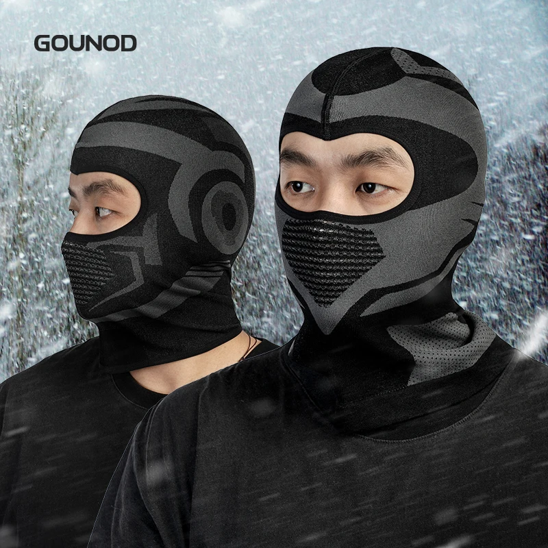 Cycling Warm Mask Motorcycle Helmet Headgear Plus Velvet Windproof Bib  Cold Protection Ski Mask Winter