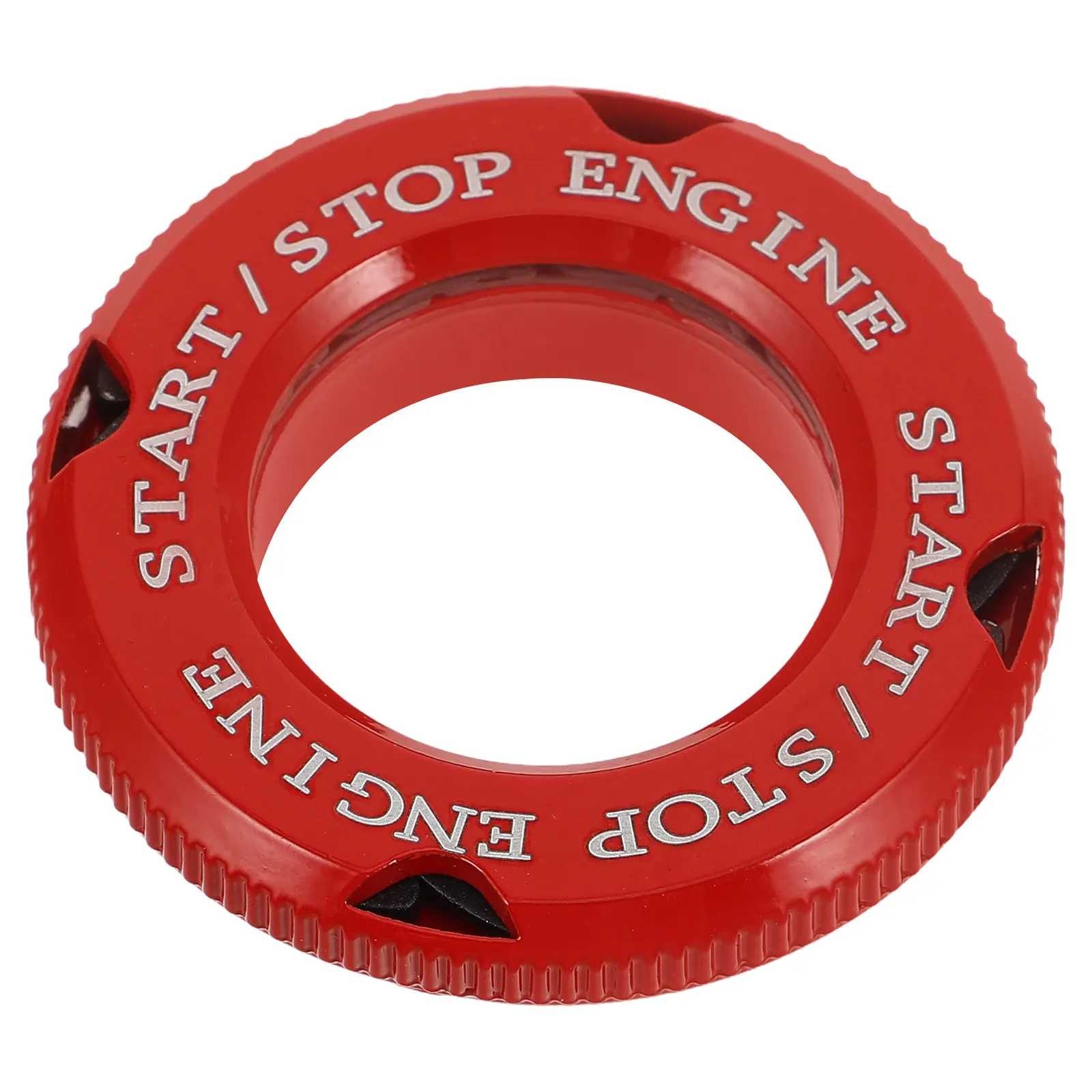 Rotary Car Push Start Button Cover Protective Engine Start Stop Button Ring Decorative Ignition Key Switch Cover Universal Fit