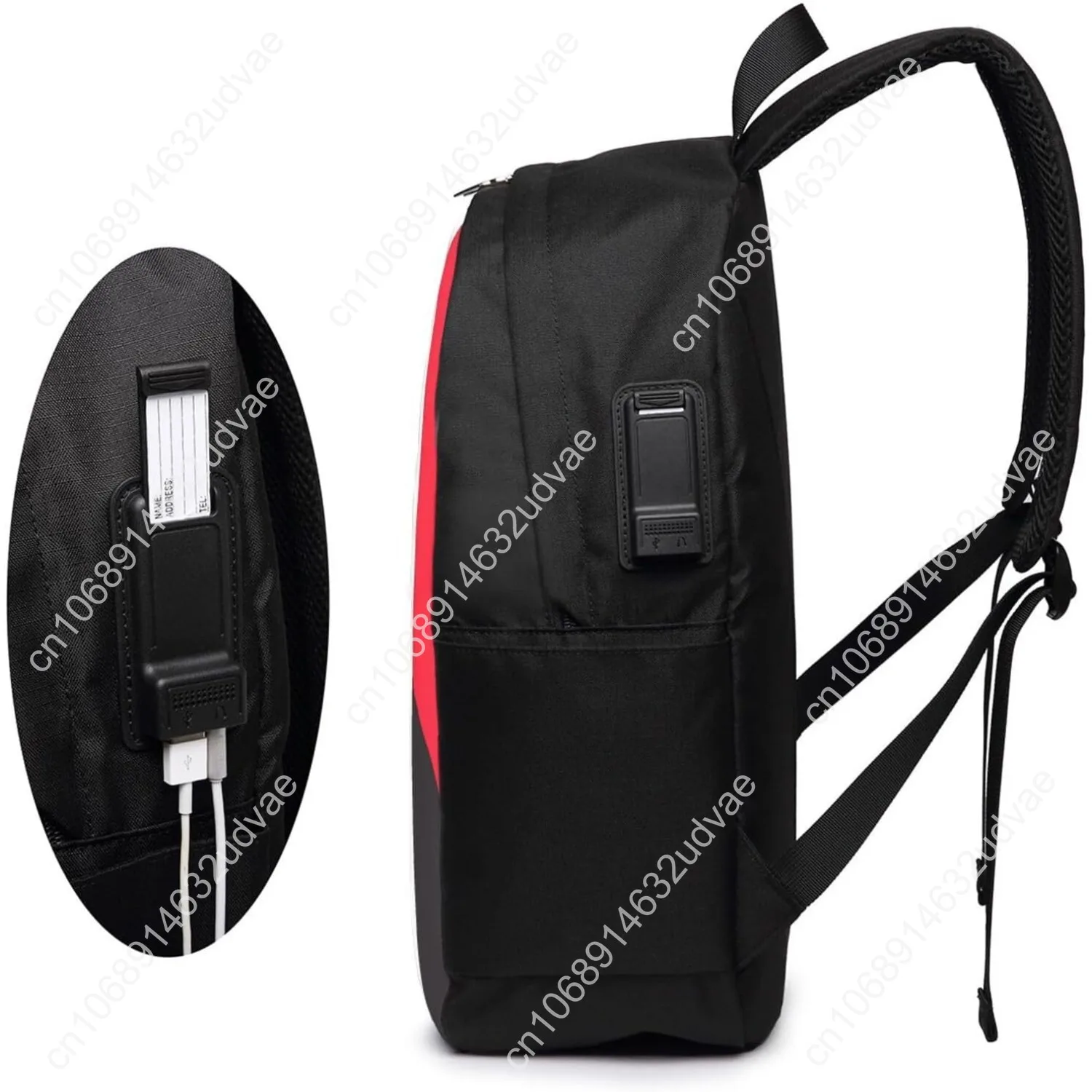 Anuel Music AA Backpack Laptop Bag Durable Large Capacity Fashion backpack Travel Bag With USB Charging Port 17in